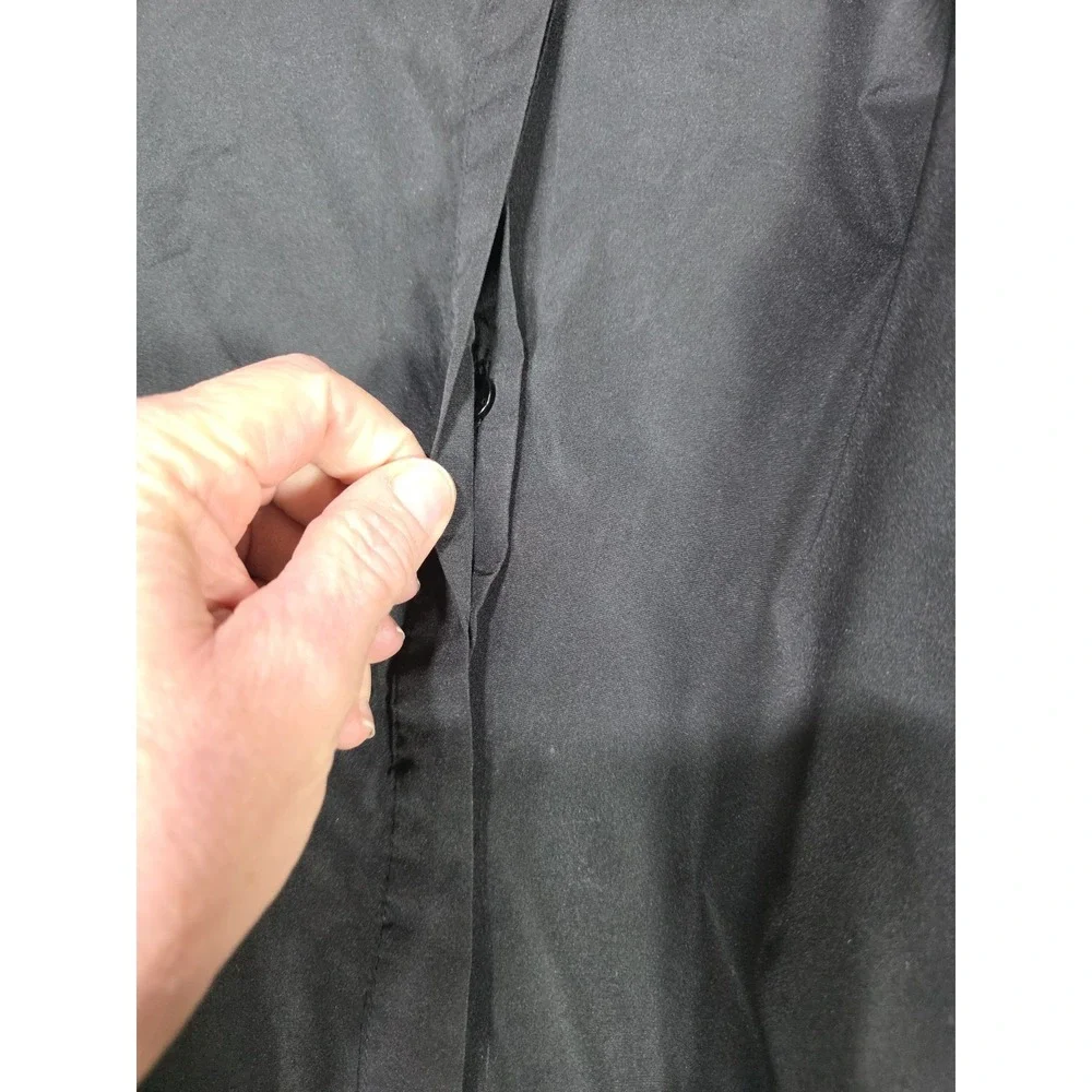 Black Blouson Sleeve Blouse Sculptural Volume Business Core Size 4 Pennyblack - Picture 6 of 8